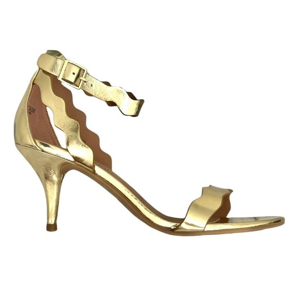 Chinese Laundry Shoes - CHINESE LAUNDRY RUBIE Women's Gold Heel Dress Sandals